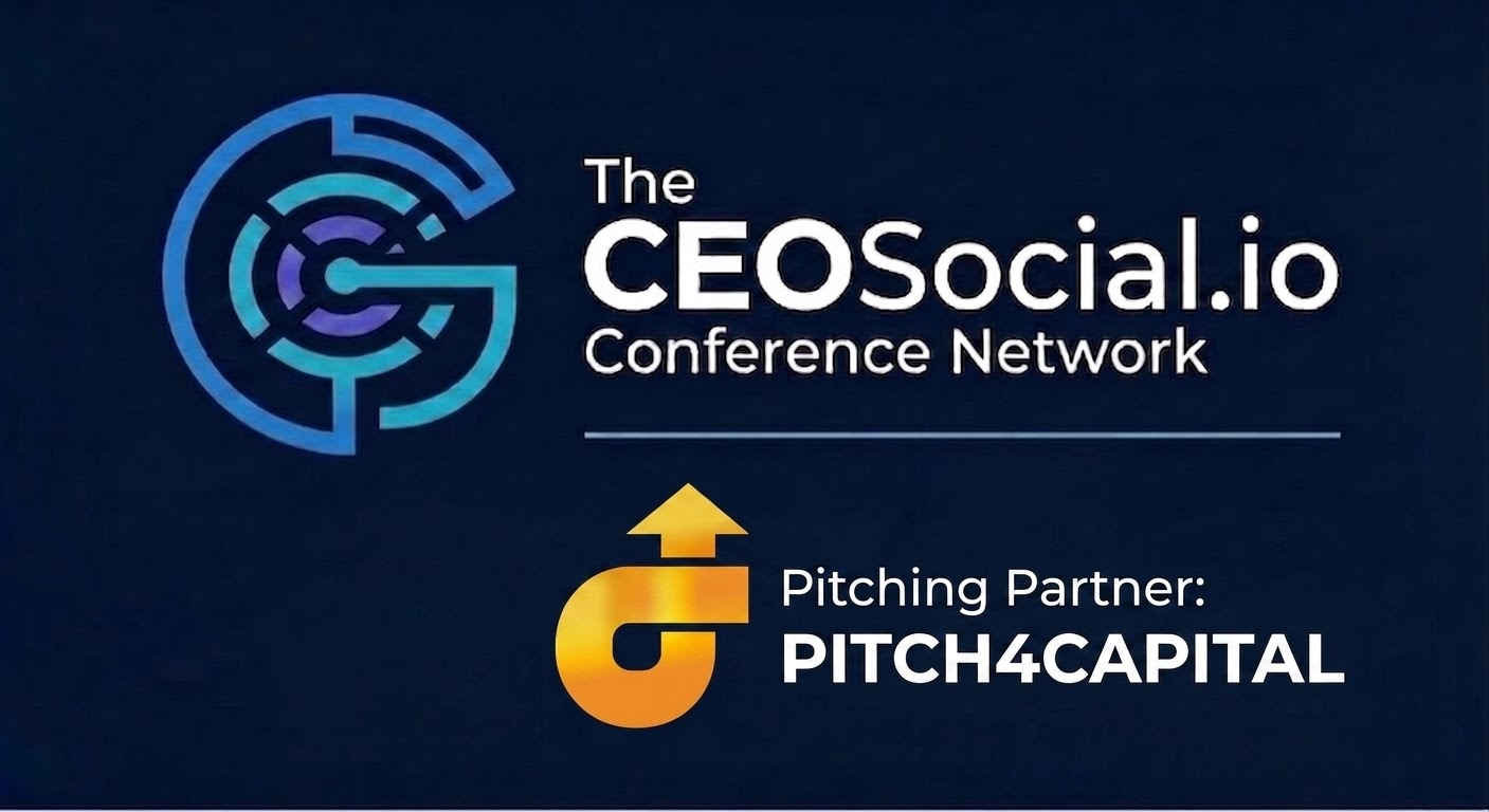 The CEOSocial.io Conference Network with pitching partner Pitch4Capital